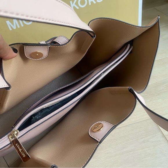 Michael Kors Large Emilia tote bag purse blush pink - Picture 9 of 13